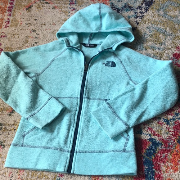 The north face fleece full zip hoody sweatshirt - Picture 2 of 4